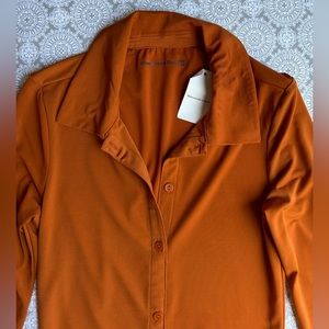 Women Abercrombie and fitch slinky knit shirt dress